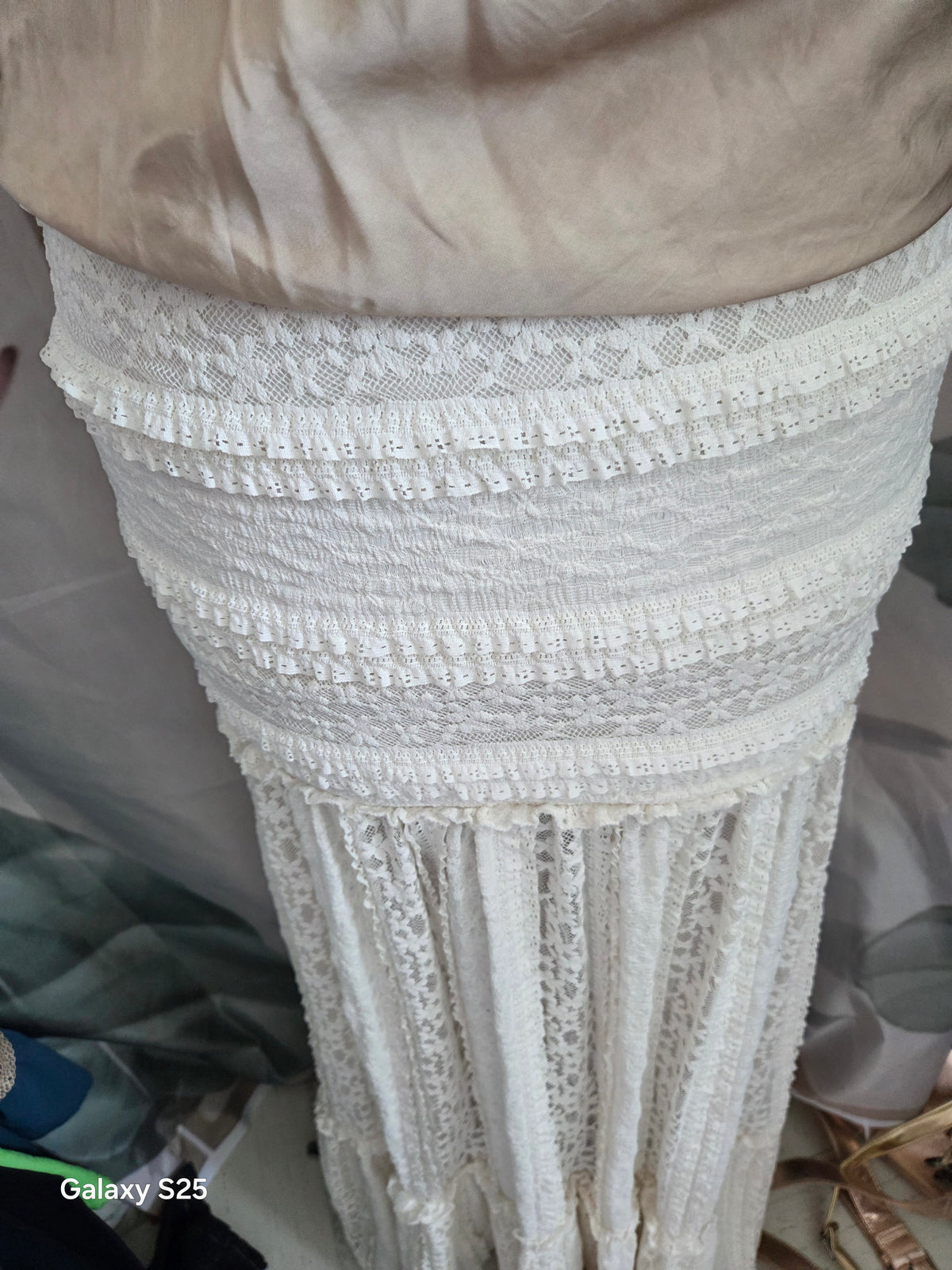 Jupe longue dentelle