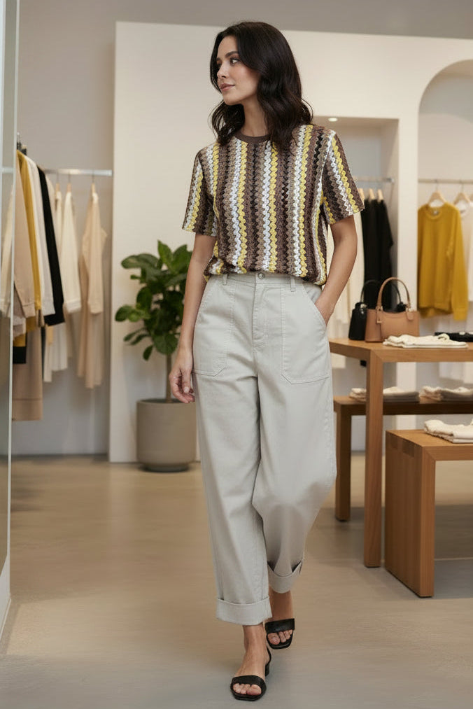 Pantalon en toile