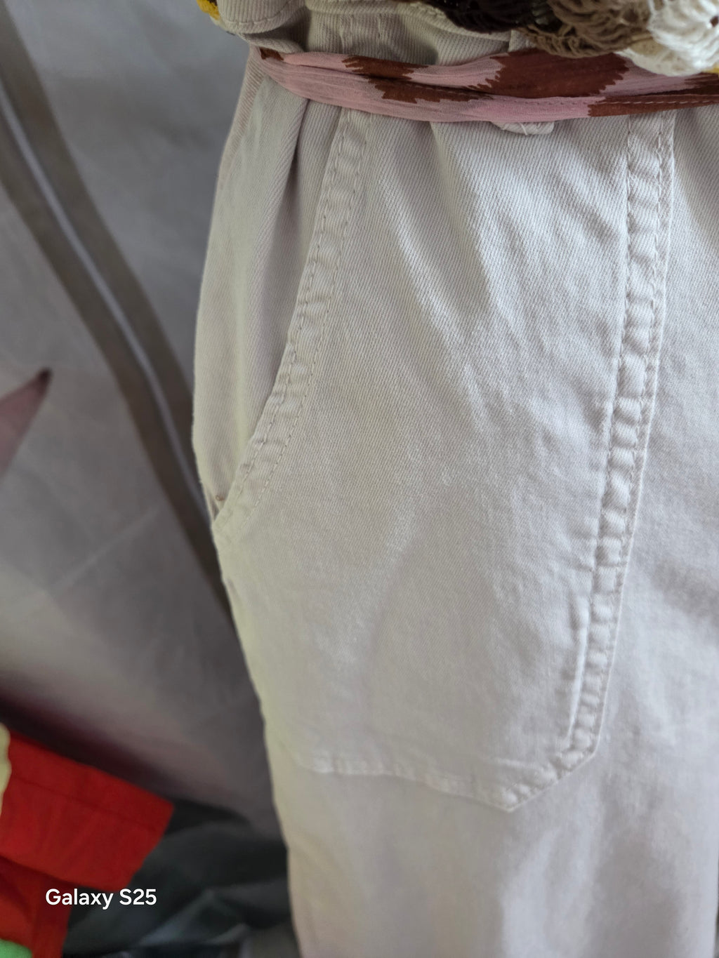 Pantalon en toile