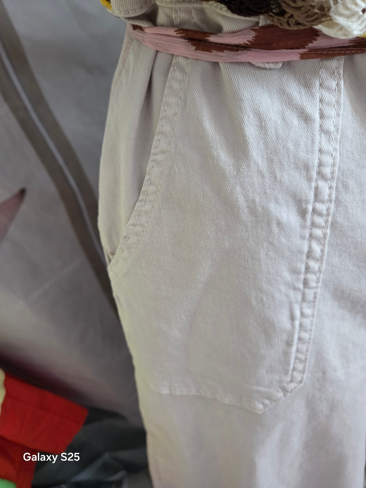 Pantalon en toile
